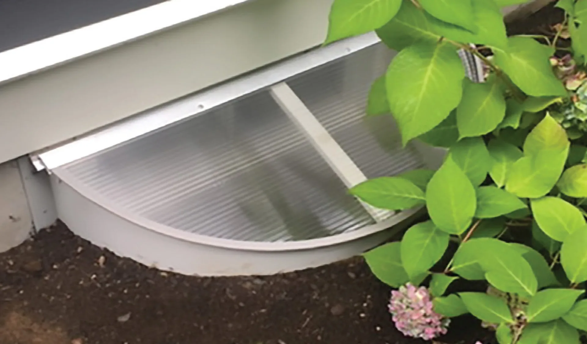 EcoSpect Curved Window Well Cover