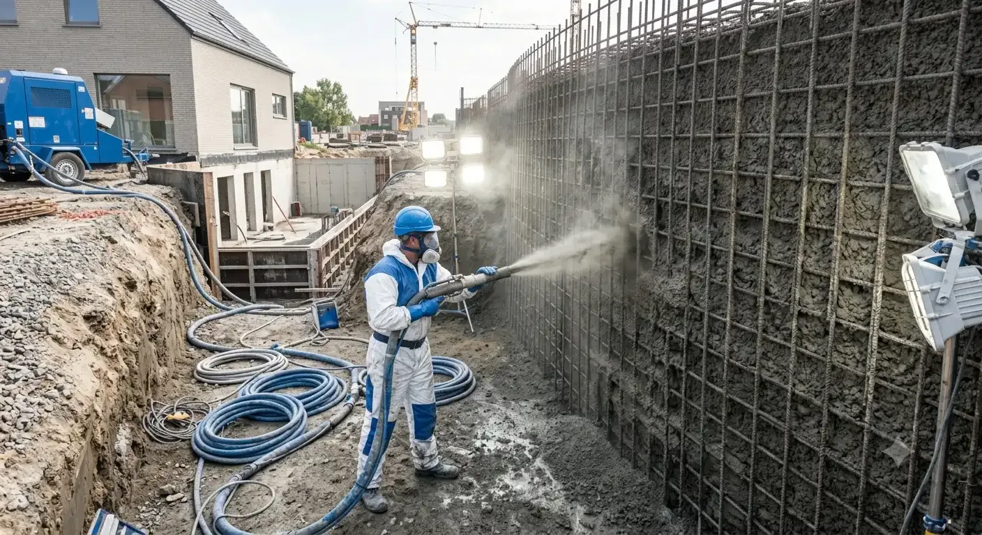 EcoSpect Gunite Foundation Wall Services