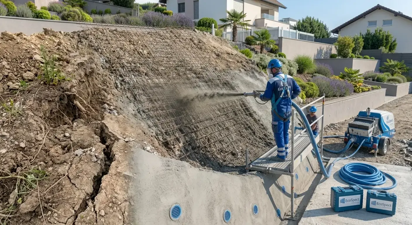 EcoSpect Gunite Slope Stabilization Services