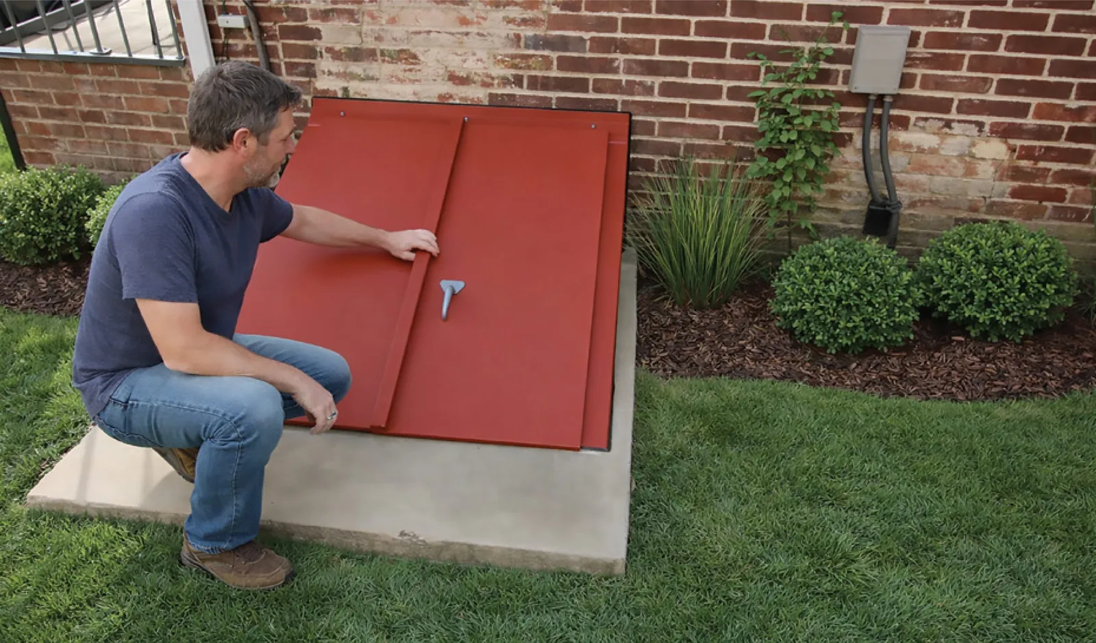 EcoSpect Steel Cellar Doors